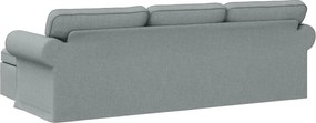 vidaXL Καναπές Ανοιχτό γκρι