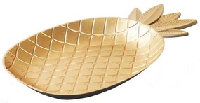 Διακοσμητικό Μπωλ Ανανάς ASL114 38x23,5cm Gold Espiel Polypropylene