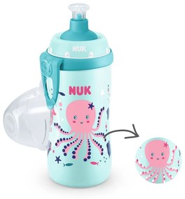 Παγουράκι Παιδικό Junior Cup Chameleon 10255576 Που Αλλάζει Χρώμα 300ml 18 Μηνών Octopus Pink Nuk 300ml Polypropylene