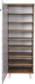 ΠΑΠΟΥΤΣΟΘΗΚΗ-ΝΤΟΥΛΑΠΙ ALVARO HM8954.12 ΜΕΛΑΜΙΝΗ SONAMA-STONE TEXTURE 50Χ38Χ135Yεκ.