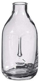 Βάζο Γυάλινο Face 02.1122536 9x17cm Clear Glass