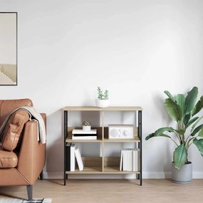 vidaXL Ράφι Βιβλίων 4 επιπέδων 82 x 32 x 79 εκ. Επεξεργασμένο Ξύλο