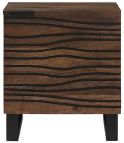 vidaXL Κομοδίνο  40 x 33.5 x 46 εκ. - Φτιαγμένο από ξύλο μάγκο