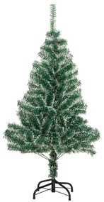 vidaXL Χριστουγεν. Δέντρο Τεχνητό με 150 LED/Χιόνι/ Μπάλες 120 εκ.