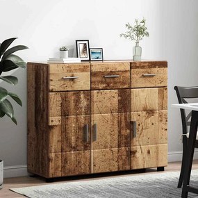 VidaXL Πλαϊνό γραφείο FLORIN 88,5 x 30,5 x 73 εκ Παλιό ξύλο