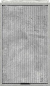 vidaXL Ντουλάπι Μπάνιου Σκυρόδεμα Γκρι 39 x 23,5 x 65 εκ.