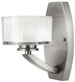 Απλίκα Φωτιστικό Τοίχου  1xG9  Νίκελ Meridian HK-MERIDIAN1 Elstead Lighting-HK-MERIDIAN1-Νίκελ Ματ HK-MERIDIAN1