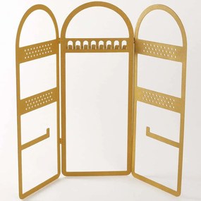 Βάση Κοσμημάτων Parla 159ENZ2601 45x37,5cm Gold Aberto Design Μέταλλο