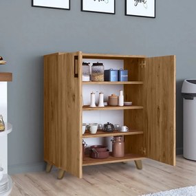 Ντουλάπι Lilly παπουτσοθήκη pine oak 72x32x88εκ
