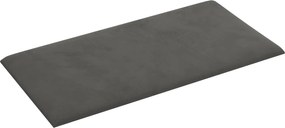 vidaXL Κεφαλάρι Τοίχου 12 pcs Σκούρο Γκρι Βελούδο