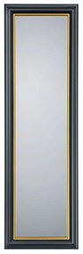 Καθρέπτης Τοίχου Ina 1230280 50x150cm Black-Gold Mirrors &amp; More Plastic, Glass