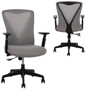 ΚΑΡΕΚΛΑ ΓΡΑΦΕΙΟΥ SUPERIOR ΓΚΡΙ HM1170.10 65x62x100 εκ.