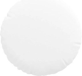 vidaXL Μαξιλάρια καθισμάτων 2 pcs Λευκό Ø30 x 13 εκ ύφασμα