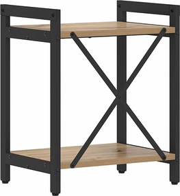 vidaXL Ράφι Βιβλίων 40 x 30 x 50 cm Επεξεργασμένο ξύλο Artisan Oak