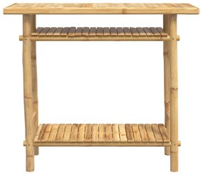 Τραπέζι Κονσόλα 90 x 37 x 75 εκ. από Μπαμπού - Καφέ
