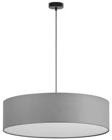 Φωτιστικό Οροφής Rondo 4858 3xΕ27 15W Φ60cm 120cm Grey TK Lighting