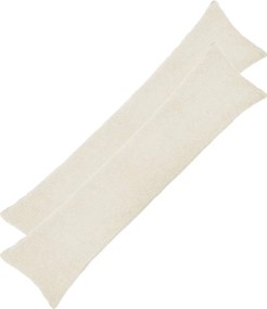 vidaXL Κάλυμμα Μαξιλαριού 2 pcs HEERLEN Κρεμ 40 x 145 εκ. Μπουκλέ
