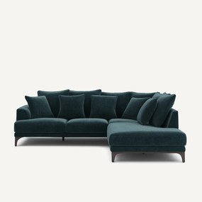 Γωνιακός καναπές από βελούδινο chenille, ARMENTO