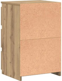 vidaXL Κομοδίνα 2 τεμ.Αρτισιανή Δρυς 40x35x62,5 εκ. Επεξ. Ξύλο