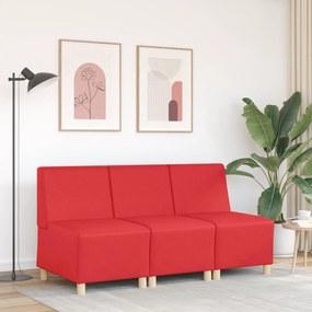 vidaXL Καθίσμα Σαλονιού Κόκκινο 55 x 74 x 82 εκ Τεχνητό δέρμα