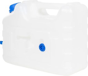 vidaXL Δοχείο Νερού με Βρύση Διαφανές 10 Λ. Πλαστικό
