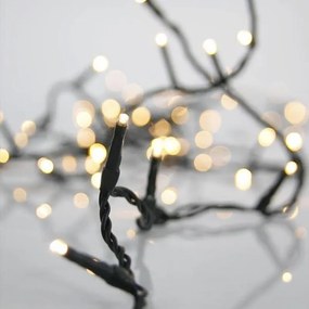 Magic Christmas Σειρά 1200 Θερμό Λευκό LED Σταθερό 60m Πράσινο Καλώδιο IP44 Επεκτεινόμενη 600-11349