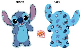 Διακοσμητικό Μαξιλάρι Βελουτέ 2 Όψεων Dimcol Stitch 681 Sky Blue 20cm