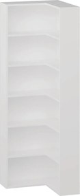 Βιβλιοθήκη Λευκό ANOCAR 60x20x176