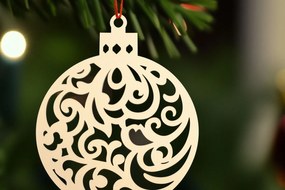 Intra απο ξύλο plywood 3mm-4mm πάχος - Cricut Χριστουγεννιάτικο Στολίδι  Cut  Δίασταση 6x6 cm INTRAFABR-107439046