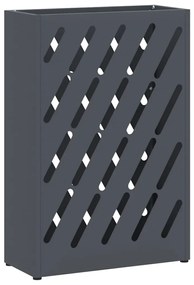 vidaXL Σχέδιο & βάση αποθήκευσης Ανθρακί 28 x 12 x 41 εκ Ατσάλι