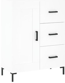 vidaXL Ντουλάπι Λευκό 69,5x34x180 εκ. από Επεξεργασμένο Ξύλο