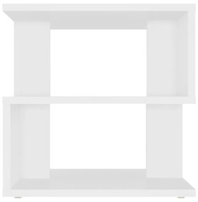 vidaXL Τραπέζι Βοηθητικό Λευκό 40 x 40 x 40 εκ. από Επεξ. Ξύλο