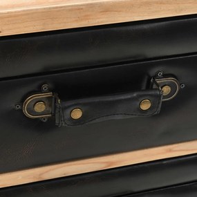 vidaXL Συρταριέρα 80 x 36 x 75 εκ. από Μασίφ Ξύλο Ελάτης