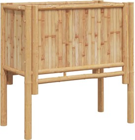 vidaXL Ανεβασμένο Κρεβάτι Καφέ 70 x 35 x 70 εκ. Μπαμπού