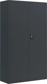 vidaXL Αρχειοθήκη Ανθρακί 105 x 40 x 180 εκ. Ατσάλινη