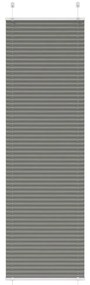 vidaXL Πλισέ περσίδα Ανθρακί 60x200 cm Πλάτος υφάσματος 59,4 cm