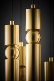 Κρεμαστό Φωτιστικό Alas Φ37cm 7xGU10 Χρυσό