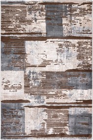 Χαλί Bellagio 13344 H02 Ecru-Brown-Grey Βιοκαρπέτ 80X150cm