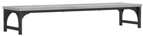 VidaXL Βάση Οθόνης Γκρι Sonoma 85x23x15,5 εκ. από Επεξεργασμένο Ξύλο