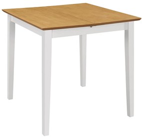 vidaXL Σετ Τραπεζαρίας 5 Τεμαχίων Λευκό από MDF