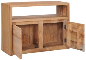 vidaXL Ντουλάπι με Συρτάρια 80 x 30 x 60 εκ. από Μασίφ Ξύλο Teak