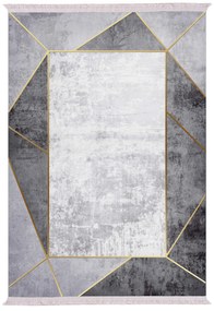 ΧΑΛΙ ΣΑΛΟΝΙΟΥ ΜΕ ΚΡΟΣΙΑ ΓΚΡΙ FB97723.23 180X280 εκ. 0517212