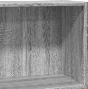 vidaXL Βιβλιοθήκη Γκρι Sonoma 80x30x77 εκ. από Επεξεργ. Ξύλο