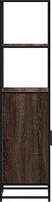 vidaXL Highboard καφέ δρυς Κατασκευασμένο ξύλο και μέταλλο