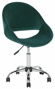 Καρέκλα γραφείου Berwyn 881, Πράσινο, 84x62x62cm, 9 kg, Χωρίς μπράτσα, Με ρόδες, Μηχανισμός καρέκλας: Economic | Epipla1.gr