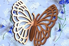 Intra απο ξύλο plywood 3mm-4mm πάχος 3D πεταλούδα | Summer Design | CNC Δίασταση 30x20 cm INTRAFABR-98268731