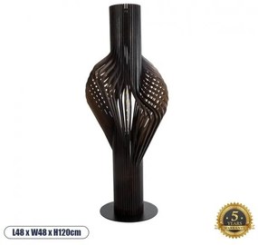 Boho Επιδαπέδιο Φωτιστικό Μονόφωτο 02151 GloboStar 02151 Καφέ