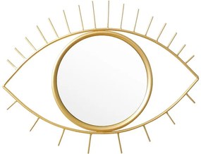 Καθρέπτης Eye pakoworld χρυσό 46x2x26εκ