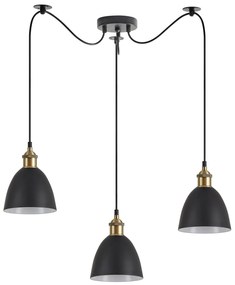 Φωτιστικό Οροφής  SE21-BL-B10-BL3-MS2 ADEPT PENDANT Black Metal Shade Pendant+ - 51W - 100W - 77-8769