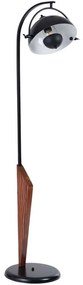 Φωτιστικό Δαπέδου 534LUN5392 Φ30x150cm 1xE27 40W Walnut-Black Opviq